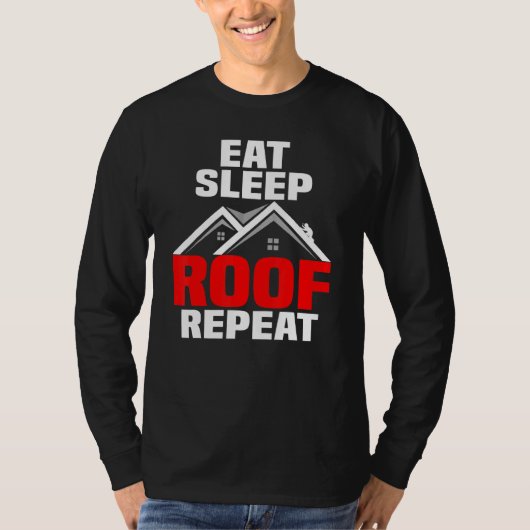 Roofer Craft Roof Roofing Professionals 1 T-Shirt (Vorderseite)