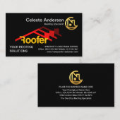 Roofer Dachdeckerbauer Visitenkarte (Vorne/Hinten)