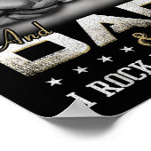 Roofer Dad Quote Design Roofing Apparel Poster (Ecke)