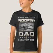 Roofer Dad Quote Design Roofing Apparel  T-Shirt (Vorderseite)