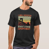 Roofer Dad Roofing Contractor Roofer Technician T-Shirt (Vorderseite)