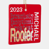 Roofer Extraordinaire CUSTOM Keramikornament (Rechts)