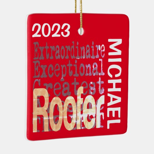 Roofer Extraordinaire CUSTOM Keramikornament (Rechts)