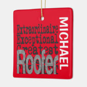 Roofer Extraordinaire CUSTOM Keramikornament (Links)