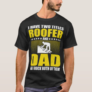 Roofer Gift Gebäck Piraten Handwerker T-Shirt