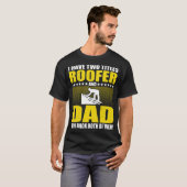 Roofer Gift Gebäck Piraten Handwerker T-Shirt (Vorne ganz)