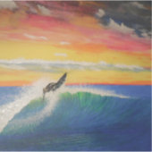 Roofer Girl Aufkleber (Vorderseite)