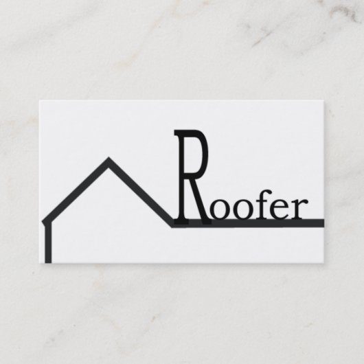 Roofer-Karte Visitenkarte (Vorderseite)