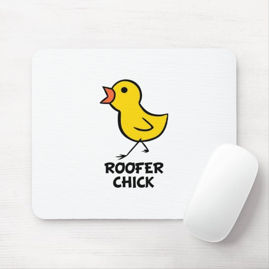 Roofer-Küken Mousepad (Mit Mouse)