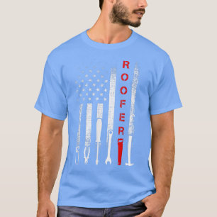 Roofer Men USA Dachdecker T-Shirt