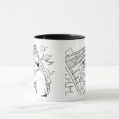 Roofer- oder Slater Cartoon Tasse (Zentrum)