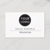 Roofer or Roofing Roof Repairs Company Visitenkarte (Vorderseite)