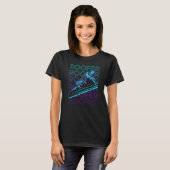 Roofer Roof Construction Retro T-Shirt (Vorne ganz)