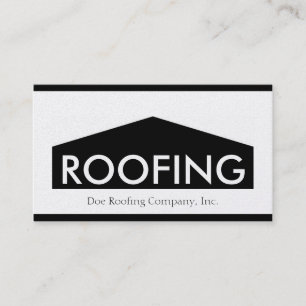 Roofer/Roofing Company golden Visitenkarte
