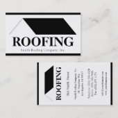 Roofer Roofing Contractor Company Visitenkarte (Vorne/Hinten)