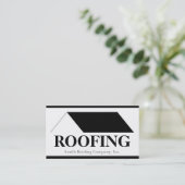 Roofer Roofing Contractor Company Visitenkarte (Stehend Vorderseite)