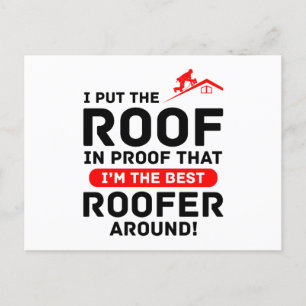 Roofer Spaß - Dachdecker Pro Pride Postkarte