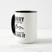 Roofer Spaß - Nailing It - Dach Tasse (Vorderseite Links)