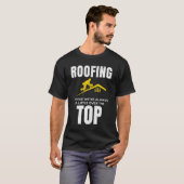 Roofer-Spaß - Über dem Dachdecker T-Shirt (Vorne ganz)