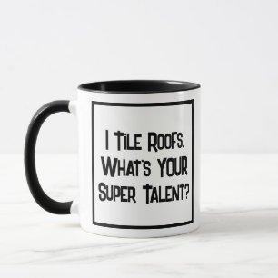 Roofer Super Talent. Zwei Tone-Kaffee-Tasse Tasse