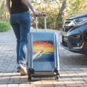 Roofer Surfer Girl Aufkleber (Koffer Insitu)