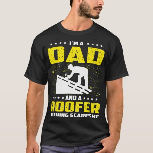 Roofer Vater Funny Tshirt Geschenk für den Vaterta (Vorderseite)