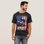 Roofer Vater USA Flag Patriotic Tshirt 4. Juli G (Vorne ganz)