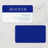 Roofer Visitenkarte (Vorne/Hinten)