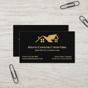 Roofer-Visitenkarte für den Bau Visitenkarte