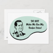 Roofer Voice Postkarte (Vorne/Hinten)