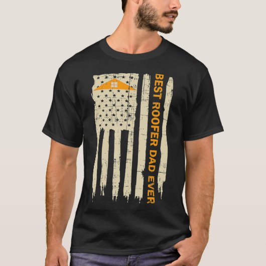 ROOFERBest Roofer Vater je T-Shirt (Vorderseite)