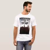 ROOFERS, LIEBE ES AN SPITZE T-Shirt (Vorne ganz)