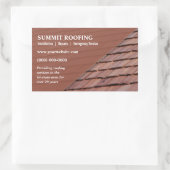 Roofers Promotionsticker Rechteckiger Aufkleber (Tasche)