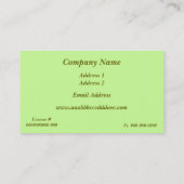 Roofers-Visitenkarte Visitenkarte (Rückseite)