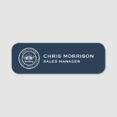 Roofing Company | Custom Logo Services Namensschild (Vorderseite)