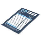 Roofing Company | Custom Logo Services Notizblock (angewinkelt)