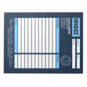 Roofing Company | Custom Logo Services Notizblock (Vorderseite)