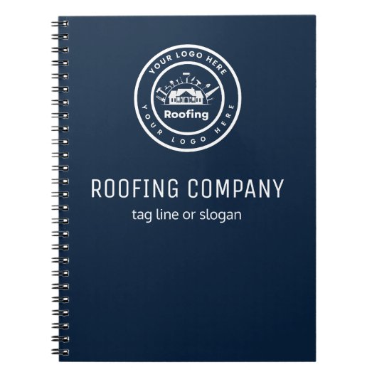 Roofing Company | Custom Logo Services Notizblock (Vorderseite)