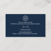 Roofing Company | Custom Logo Services Rabattkarte (Rückseite)