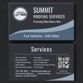 Roofing Roofer QR Code Professional  Visitenkarte