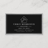 Roofing Service Roofer House Hammer Professional Visitenkarte (Vorderseite)