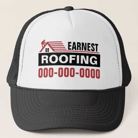 Roofing Trucker Hat Truckerkappe (Vorderseite)