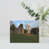 Roofless Kirk Ruins bei Sunset Postkarte (Stehend Vorderseite)