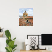 Roofops in Bogota Poster (Heimbüro)