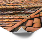 Roofops in Bogota Poster (Ecke)