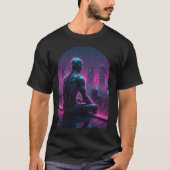 Rooftop Android City Gaze Tee (Vorderseite)