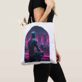 Rooftop Android City Gaze Tee Tasche (Von Nahem)