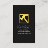 Rooftop für kreative Berufliche Handyman-Tools Visitenkarte (Rückseite)