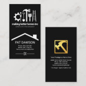 Rooftop für kreative Berufliche Handyman-Tools Visitenkarte (Vorne/Hinten)