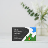 Rooftop-Gebäude für Creative Hammer Visitenkarte (Stehend Vorderseite)